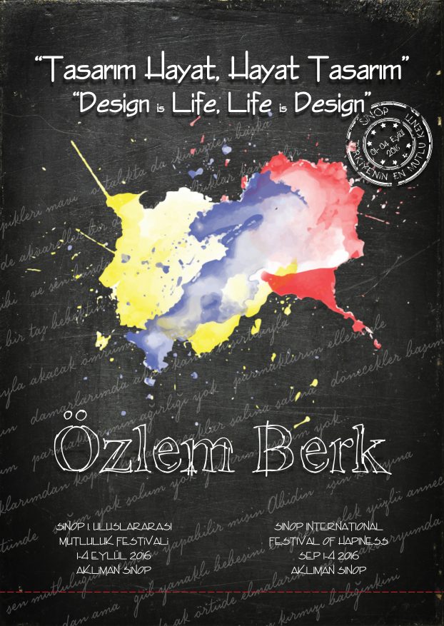 Hayat Tasarım Tasarım Hayat - Özlem Berk - Afiş Çalışması kopya